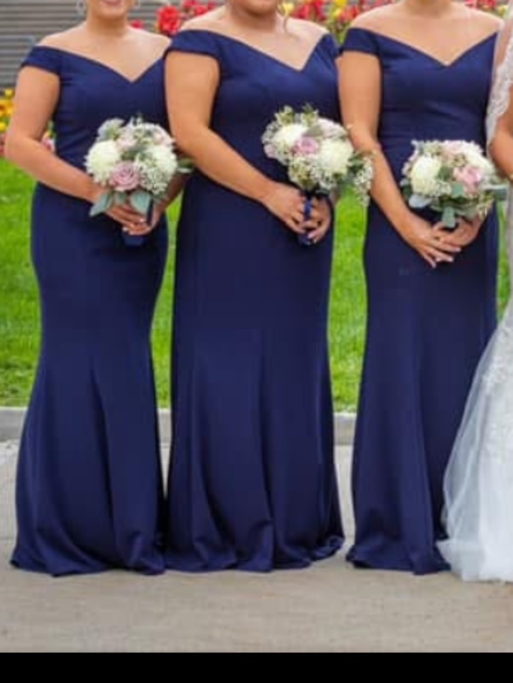 Navy blue bridesmaid dress style number YM3C13